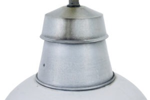 Pair of 1920’s Industrial Metal Hanging Ceiling Lights — thumbnail 5