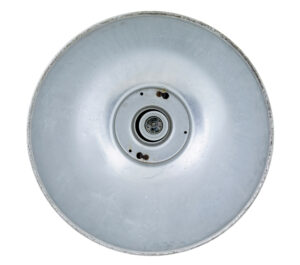 Pair of 1920’s Industrial Metal Hanging Ceiling Lights — thumbnail 3