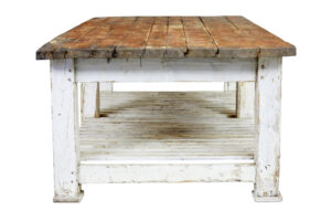 Large 19th Century Solid Pine Work Table — thumbnail 11