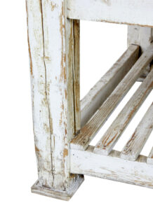 Large 19th Century Solid Pine Work Table — thumbnail 8
