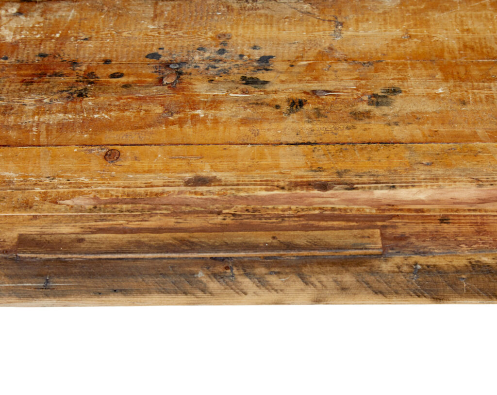 Large 19th Century Solid Pine Work Table — image 4