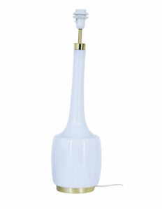 Pair of White and Blue Table Lamps by Bergboms — thumbnail 2
