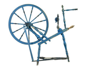 Swedish Painted 19th Century Spinning Wheel — thumbnail 10