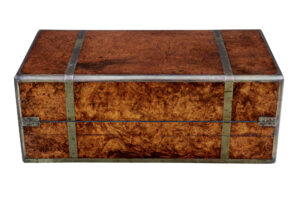 Mid 19th Century Burr Campaign Lap Writing Desk — thumbnail 4