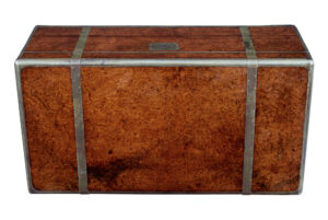 Mid 19th Century Burr Campaign Lap Writing Desk — thumbnail 2