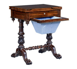William Iv 19th Century Flip Top Side Table — thumbnail 9