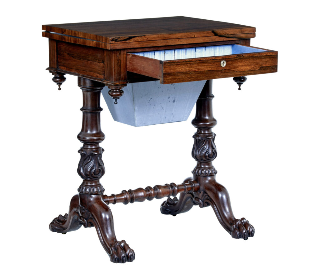 William Iv 19th Century Flip Top Side Table — image 8