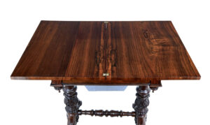William Iv 19th Century Flip Top Side Table — thumbnail 4