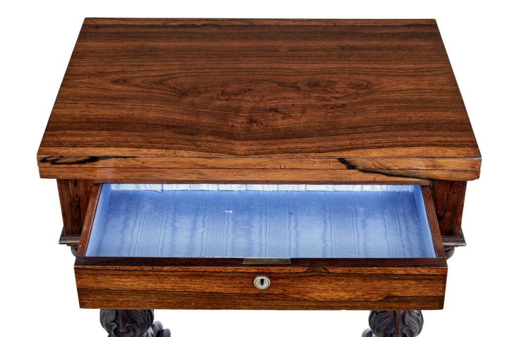 William Iv 19th Century Flip Top Side Table — image 3