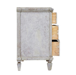 Swedish 19th Century Painted Breakfront Chest of Drawers — thumbnail 4