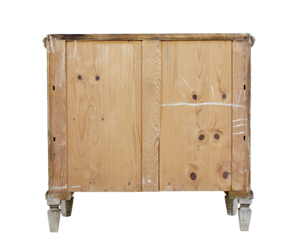 Swedish 19th Century Painted Breakfront Chest of Drawers — image 2