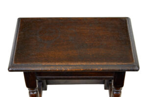 Pair of Oak English Made Joint Stools — thumbnail 2