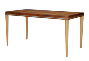 SWEDISH 20TH CENTURY ELM DESK BY CARL BERGSTEN