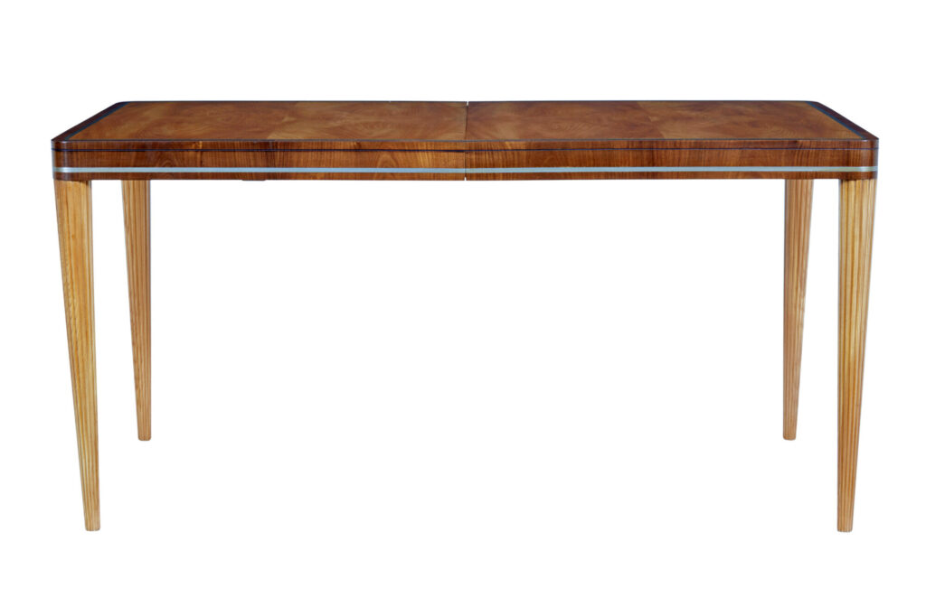 Swedish 20th Century Elm Desk by Carl Bergsten — image 5