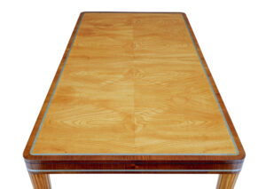 Swedish 20th Century Elm Desk by Carl Bergsten — thumbnail 4