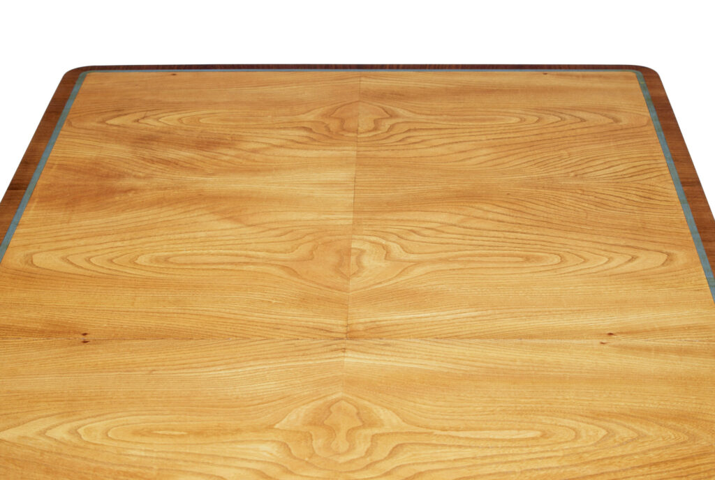 Swedish 20th Century Elm Desk by Carl Bergsten — image 2