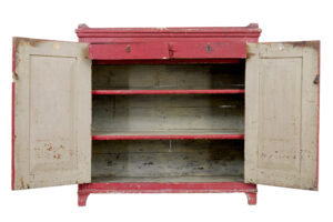 Swedish Mid 19th Century Hand Painted Cupboard — thumbnail 5
