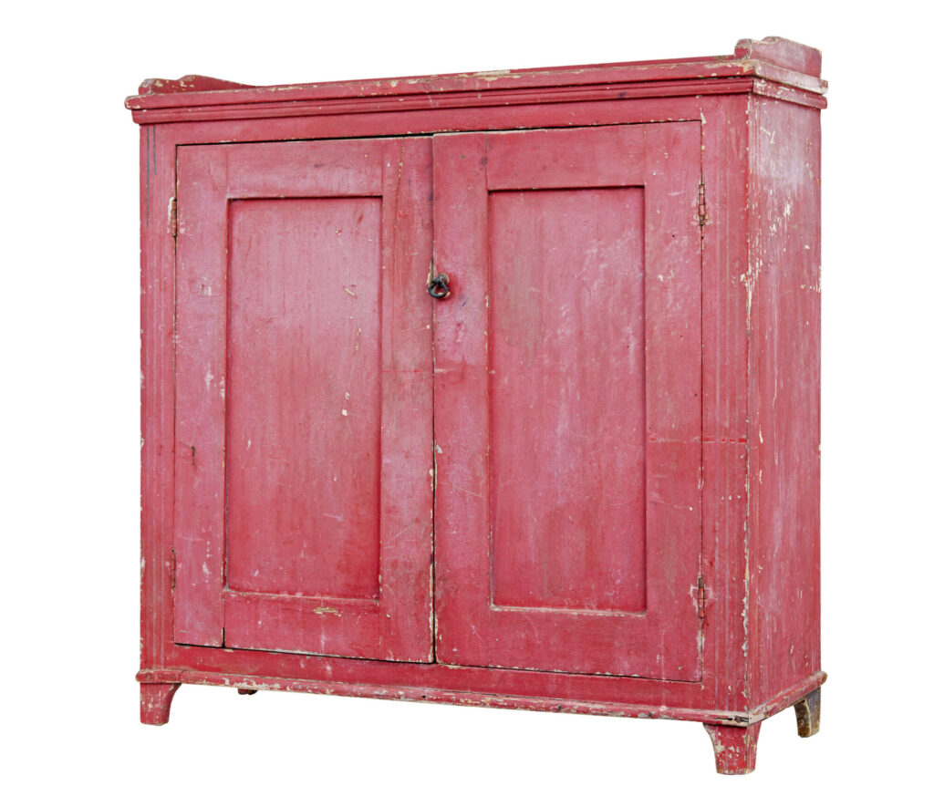 Swedish Mid 19th Century Hand Painted Cupboard