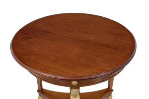 Swedish Empire Revival Mahogany 3 Piece Lounge Suite — thumbnail 5