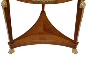 Swedish Empire Revival Mahogany 3 Piece Lounge Suite — thumbnail 4