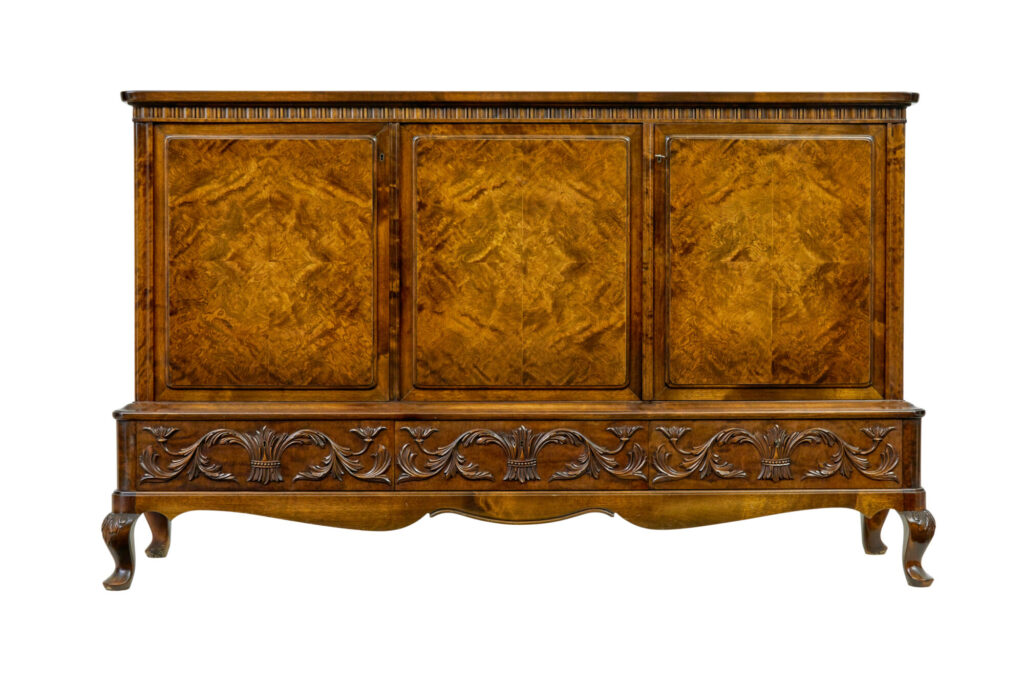 20th Century Burr Birch Sideboard by Bodafors — image 9