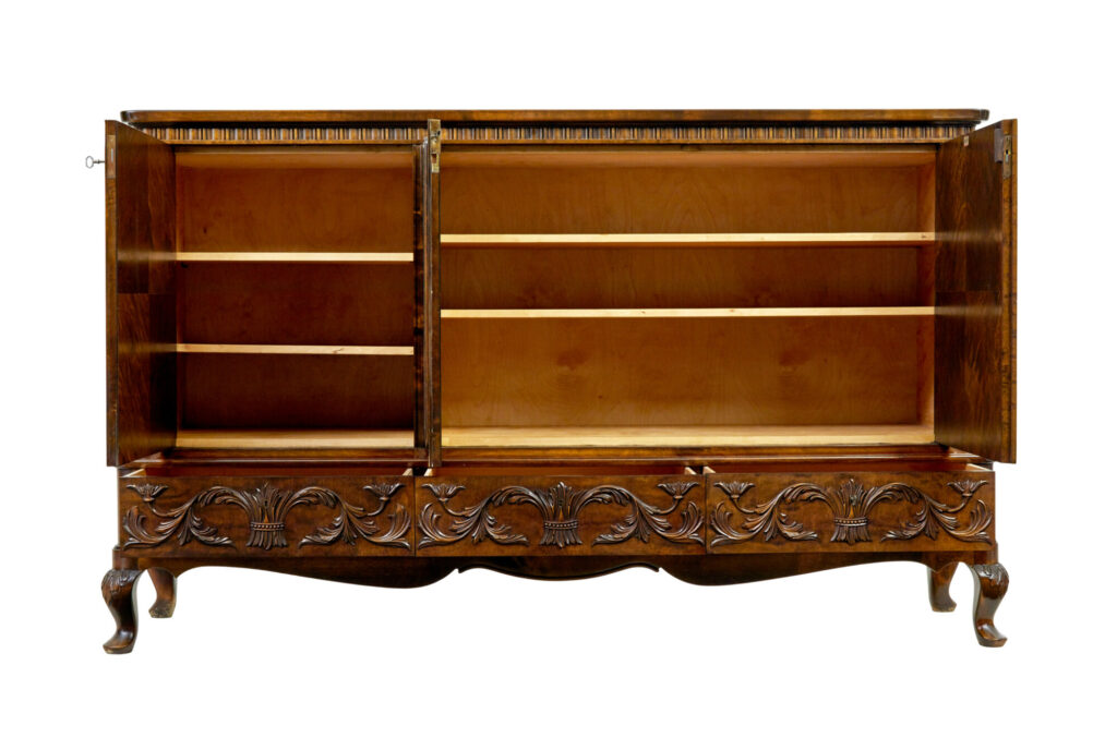 20th Century Burr Birch Sideboard by Bodafors — image 8
