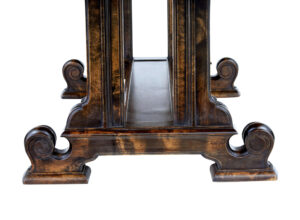 Large Art Deco Walnut and Birch Coffee Table — thumbnail 7