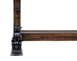 Large Art Deco Walnut and Birch Coffee Table — thumbnail 6