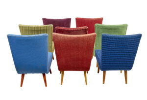 Harlequin Set of 8 Scandinavian Modern Lounge Chairs — thumbnail 15