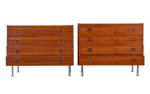 Near Pair of Danish 1970S Teak Chest of Drawers — thumbnail 8