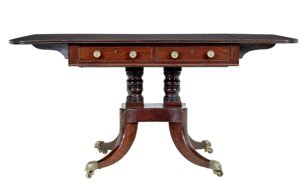 19th Century Early Victorian Mahogany Sofa Table