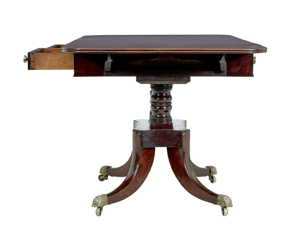 19th Century Early Victorian Mahogany Sofa Table — image 7