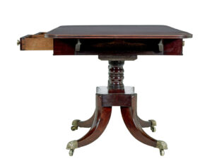 19th Century Early Victorian Mahogany Sofa Table — thumbnail 7