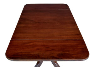 19th Century Early Victorian Mahogany Sofa Table — thumbnail 5