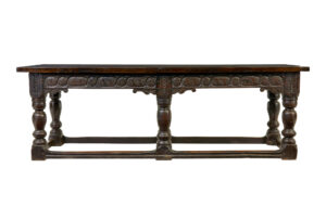 16th Century and Later Elizabethan Solid Oak Refectory Table — thumbnail 10