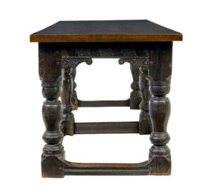 16th Century and Later Elizabethan Solid Oak Refectory Table — thumbnail 9