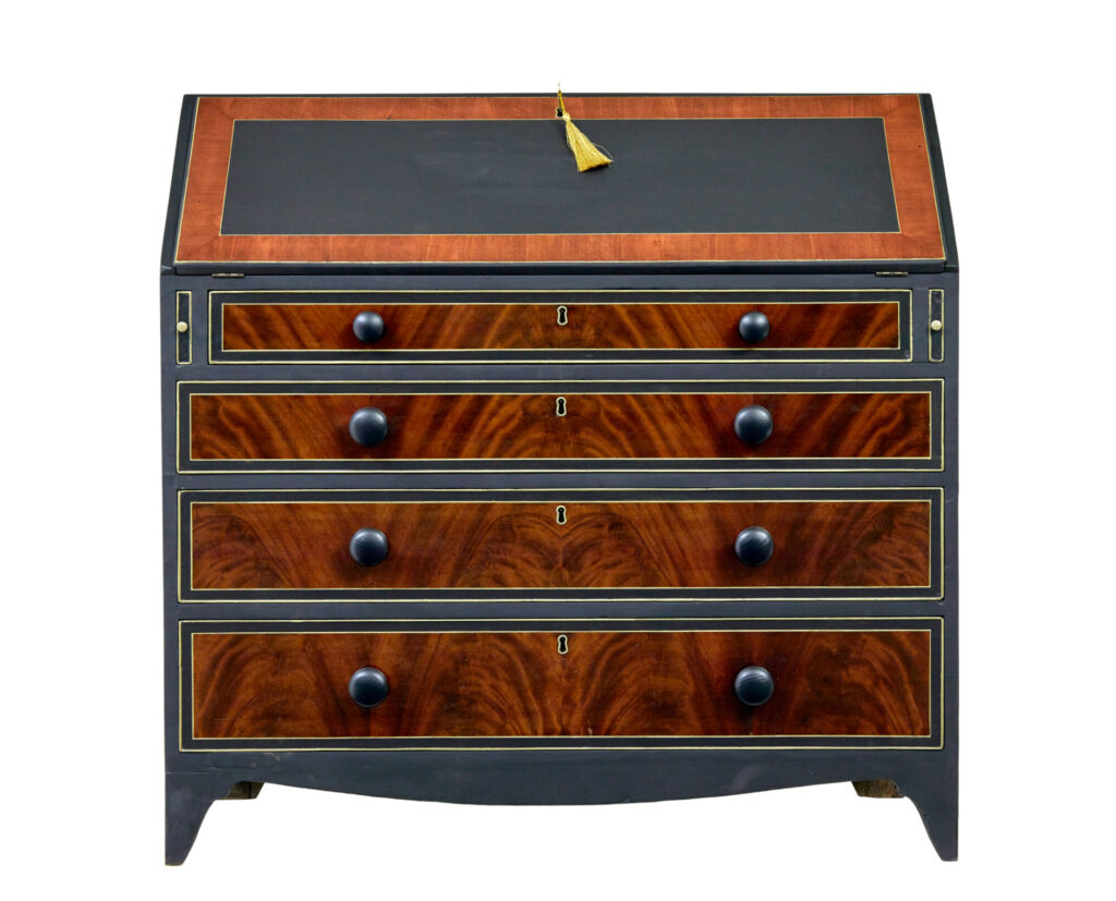 19th Century Victorian Painted Bureau — image 7