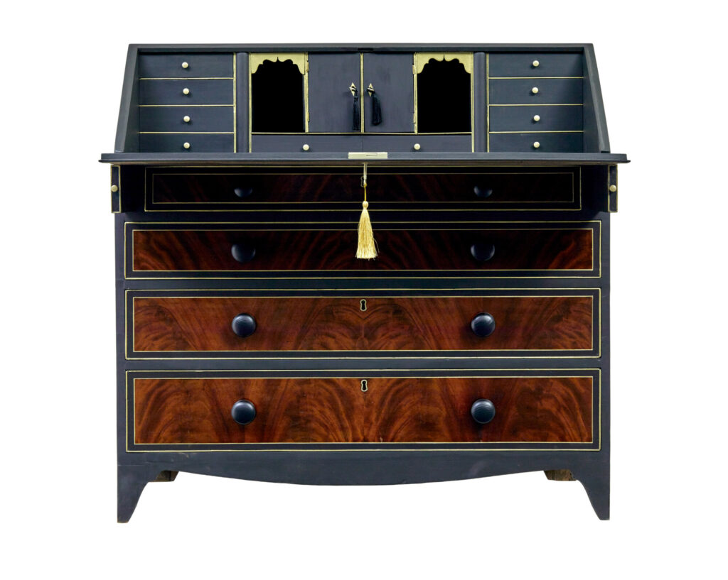 19th Century Victorian Painted Bureau — image 6
