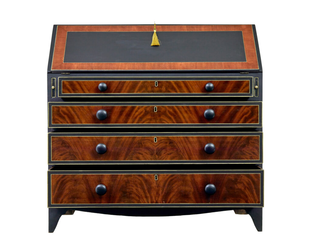 19th Century Victorian Painted Bureau — image 5