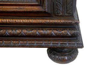 Mid-19th Century Profusely Carved French Walnut Cabinet — thumbnail 9