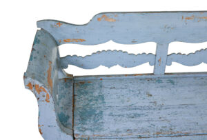 Mid 19th Century Large Painted Swedish Bench — thumbnail 4