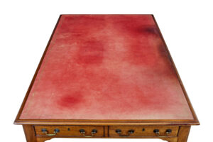 Early 20th Century Leather Top Desk — thumbnail 9
