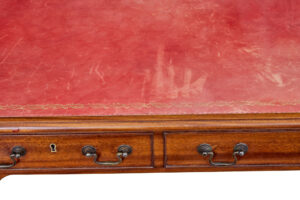 Early 20th Century Leather Top Desk — thumbnail 7