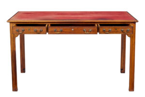 Early 20th Century Leather Top Desk — thumbnail 5