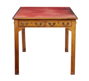 Early 20th Century Leather Top Desk — thumbnail 2