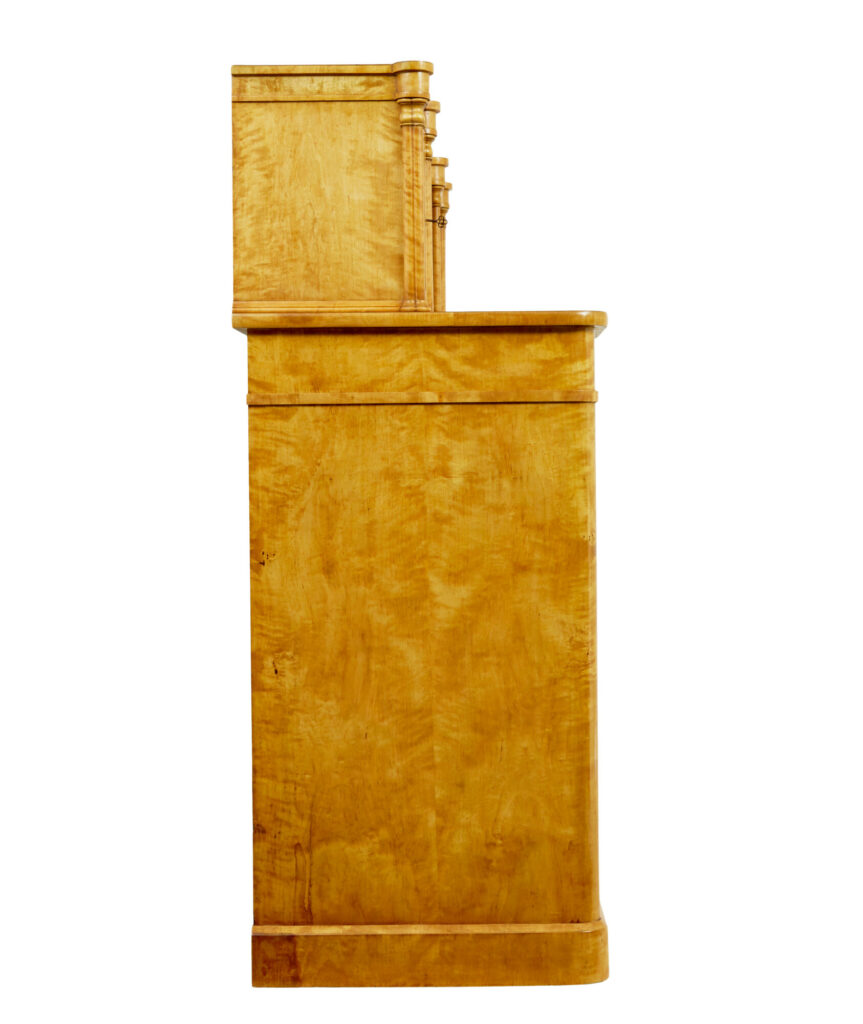 Mid 19th Century Swedish Birch Buffet Sideboard — image 9