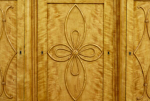 Mid 19th Century Swedish Birch Buffet Sideboard — thumbnail 6