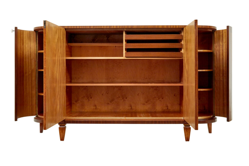Scandinavian Mid Century Teak Inlaid Sideboard — image 11