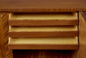 Scandinavian Mid Century Teak Inlaid Sideboard — thumbnail 4