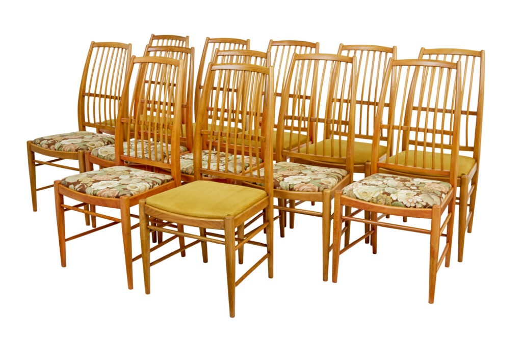 Set of 12 Napoli Dining Chairs by David Rosen for Nordiska Kompaniet — image 2